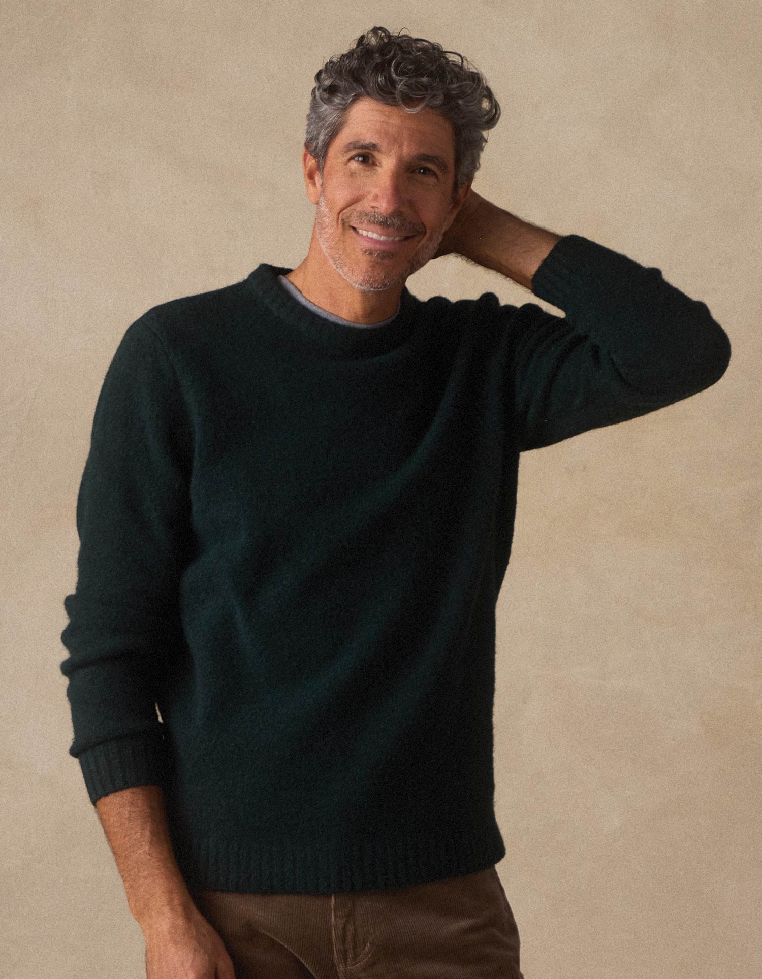Men | Homebound Crewneck Sweater | Dark Sea