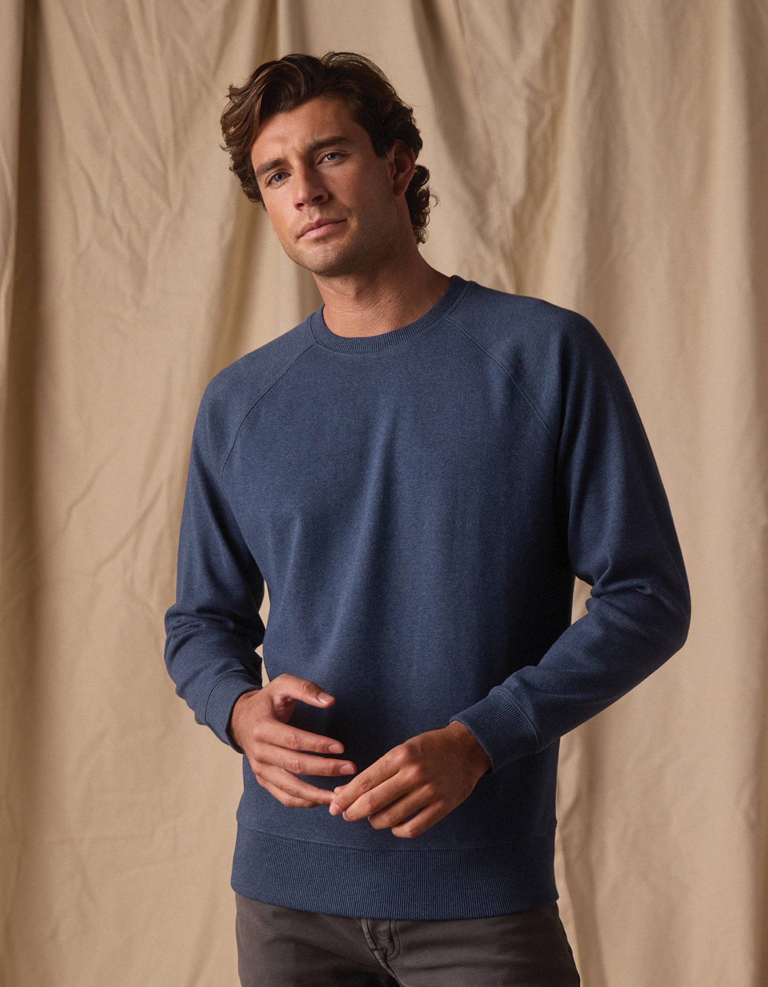 Men | Puremeso Everyday Crew | Indigo Blue