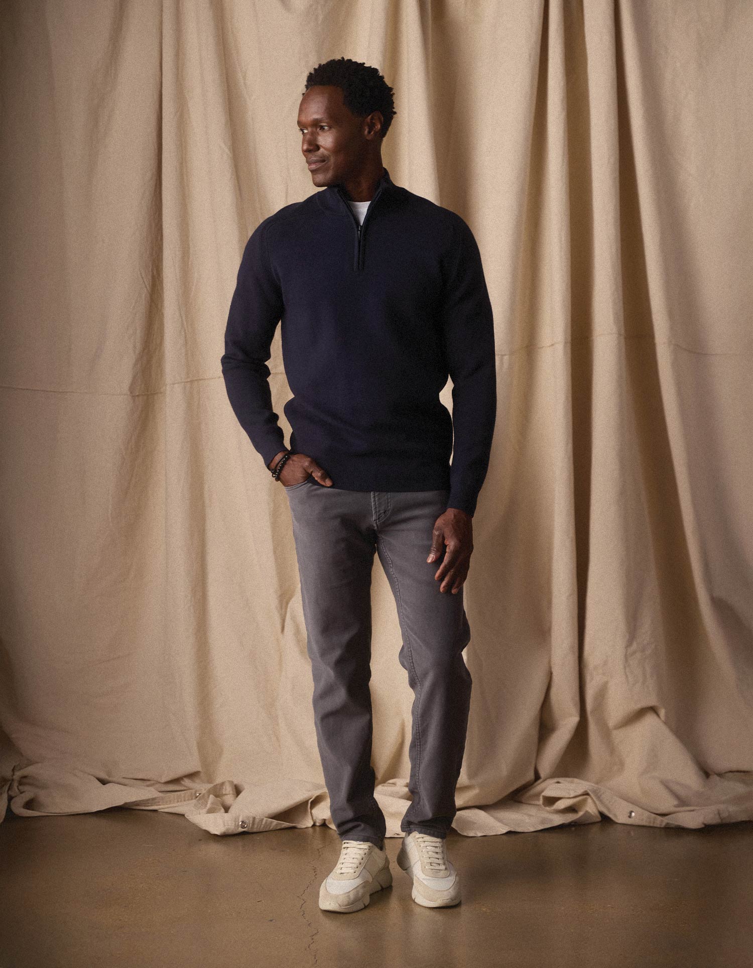 Men | Cooper's Landing Quarterzip | Navy