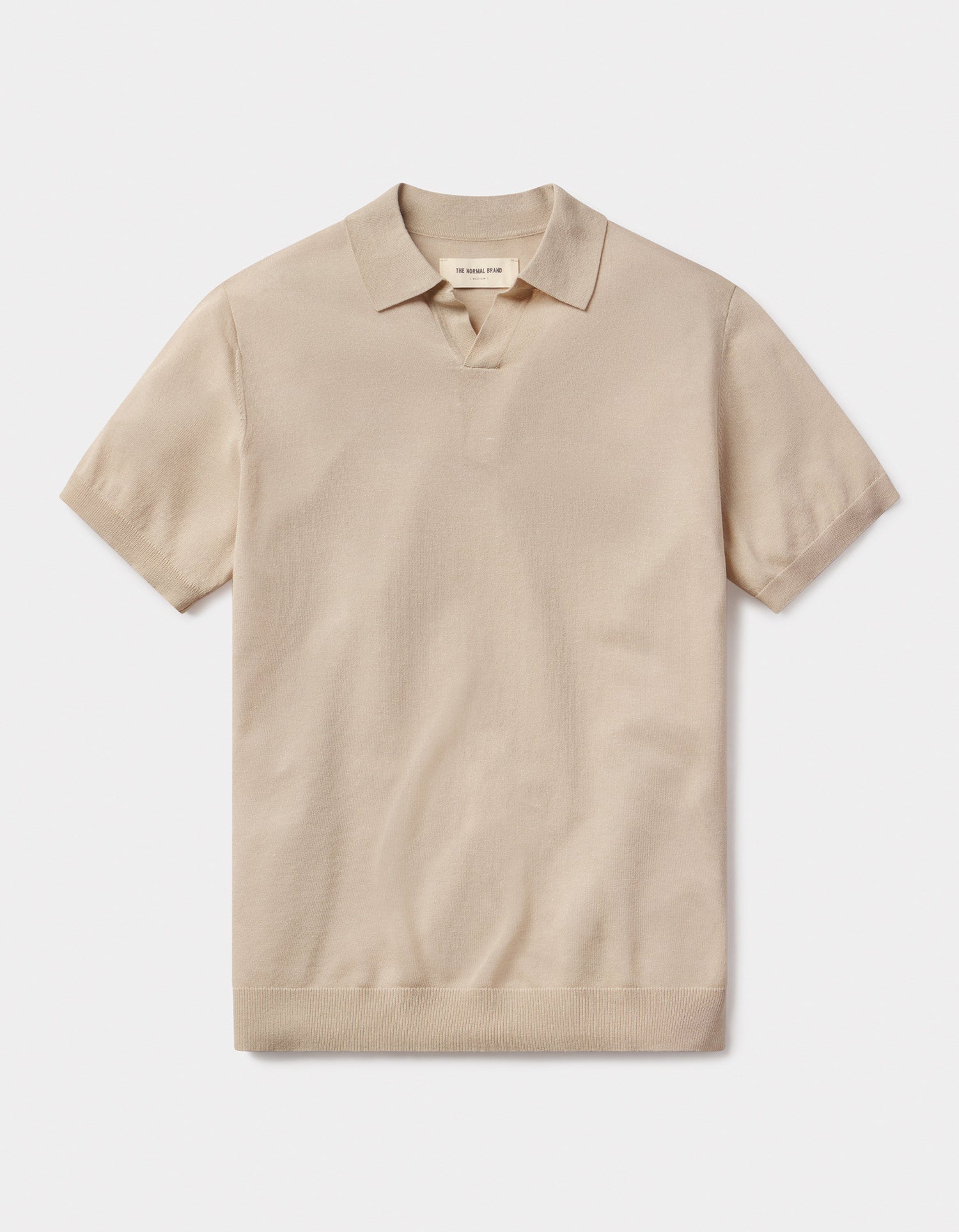 Men | Summer Linen-Blend Polo | Jute