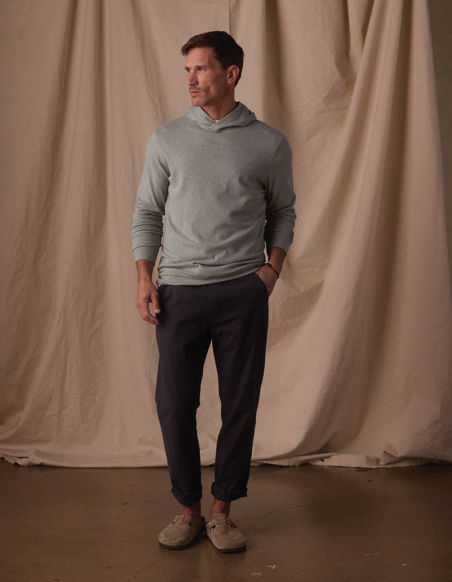Men | Puremeso Essential Hoodie | Sea Glass