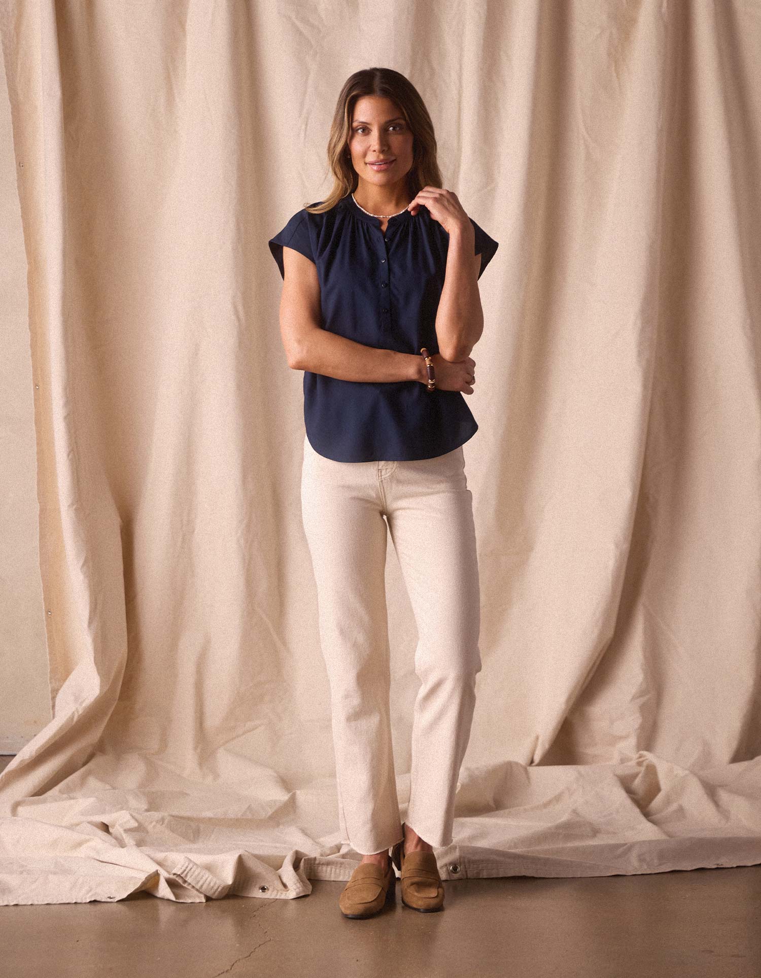 Women | Estella Blouse | Normal Navy