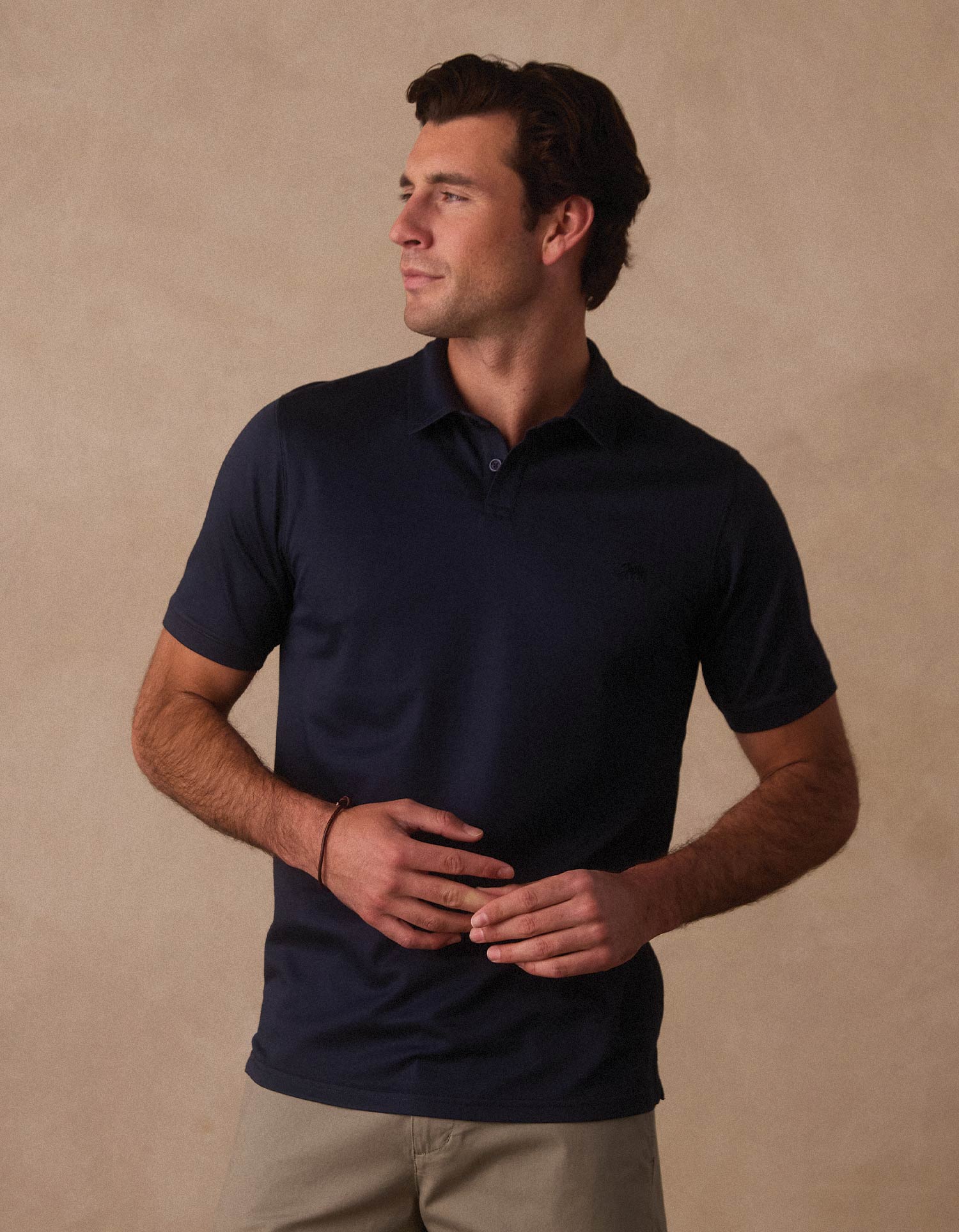Men | Performance Pique Polo | Navy