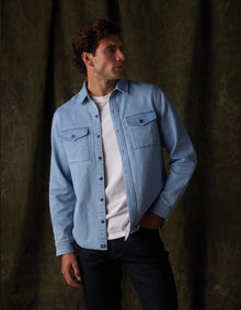 Men | Big Jake Shirt | Light Indigo