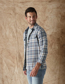 Men | Mountain Overshirt | Mineral Blue