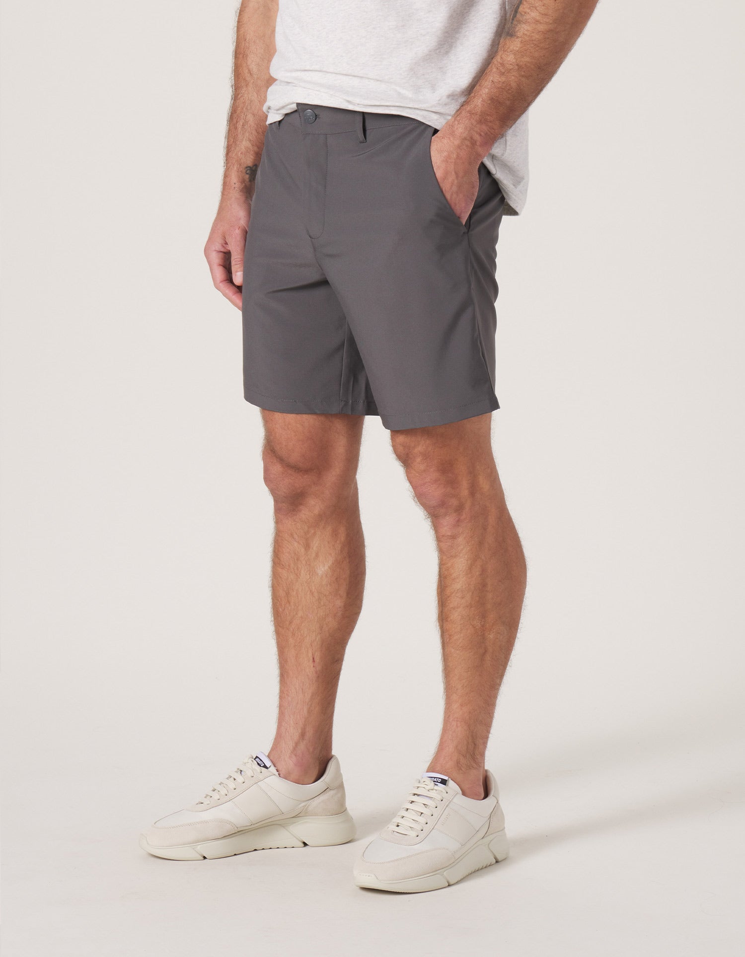 Men | Hybrid Short | Steel
