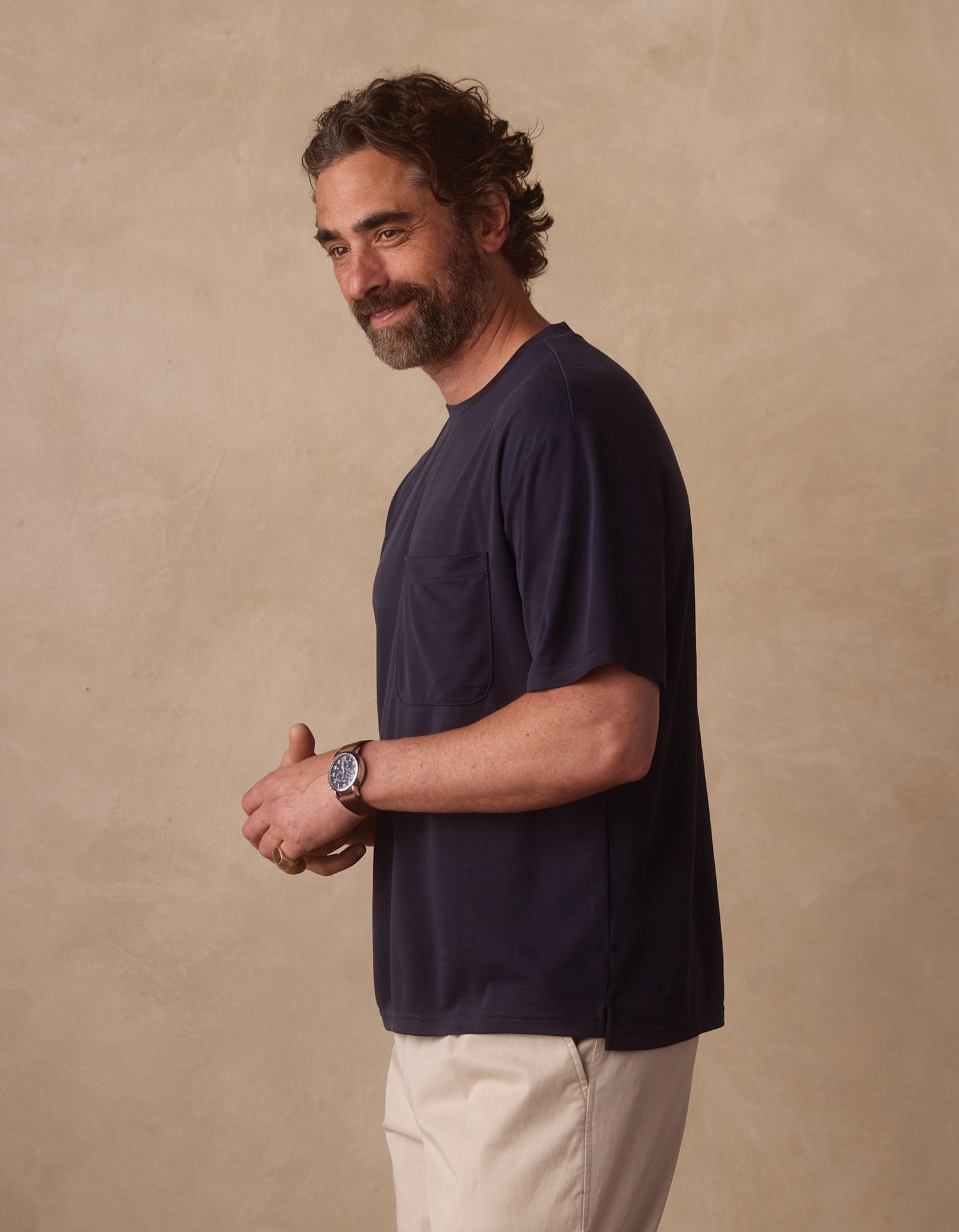 Men | Laidback Tee | Navy