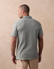 Men | Knit Getaway Button Up | Juniper