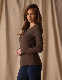 Women | Puremeso Henley | Java