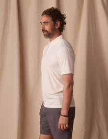 Men | LuxeJersey Polo | Ivory
