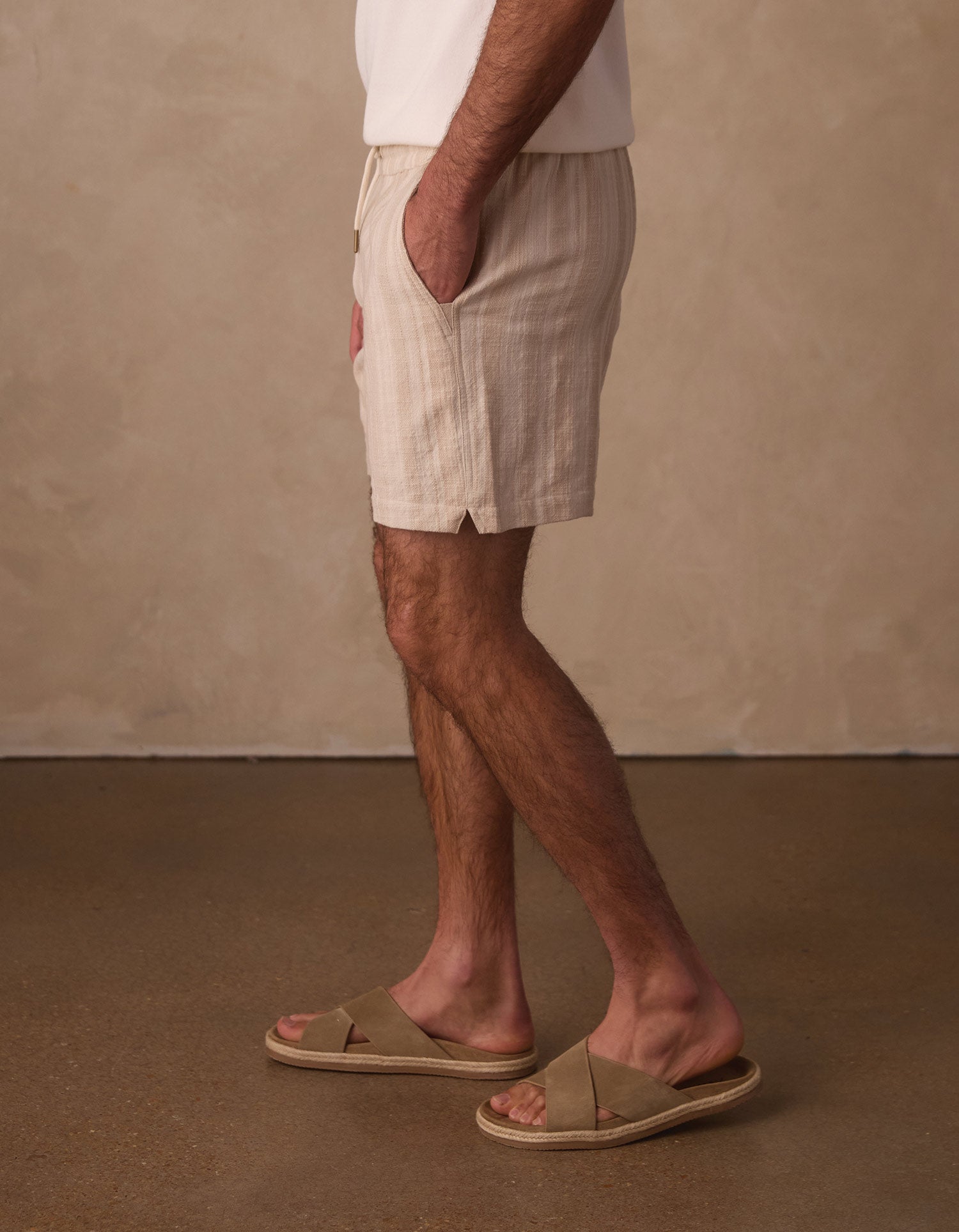 Men | Freshwater Short | Sandstone Stripe