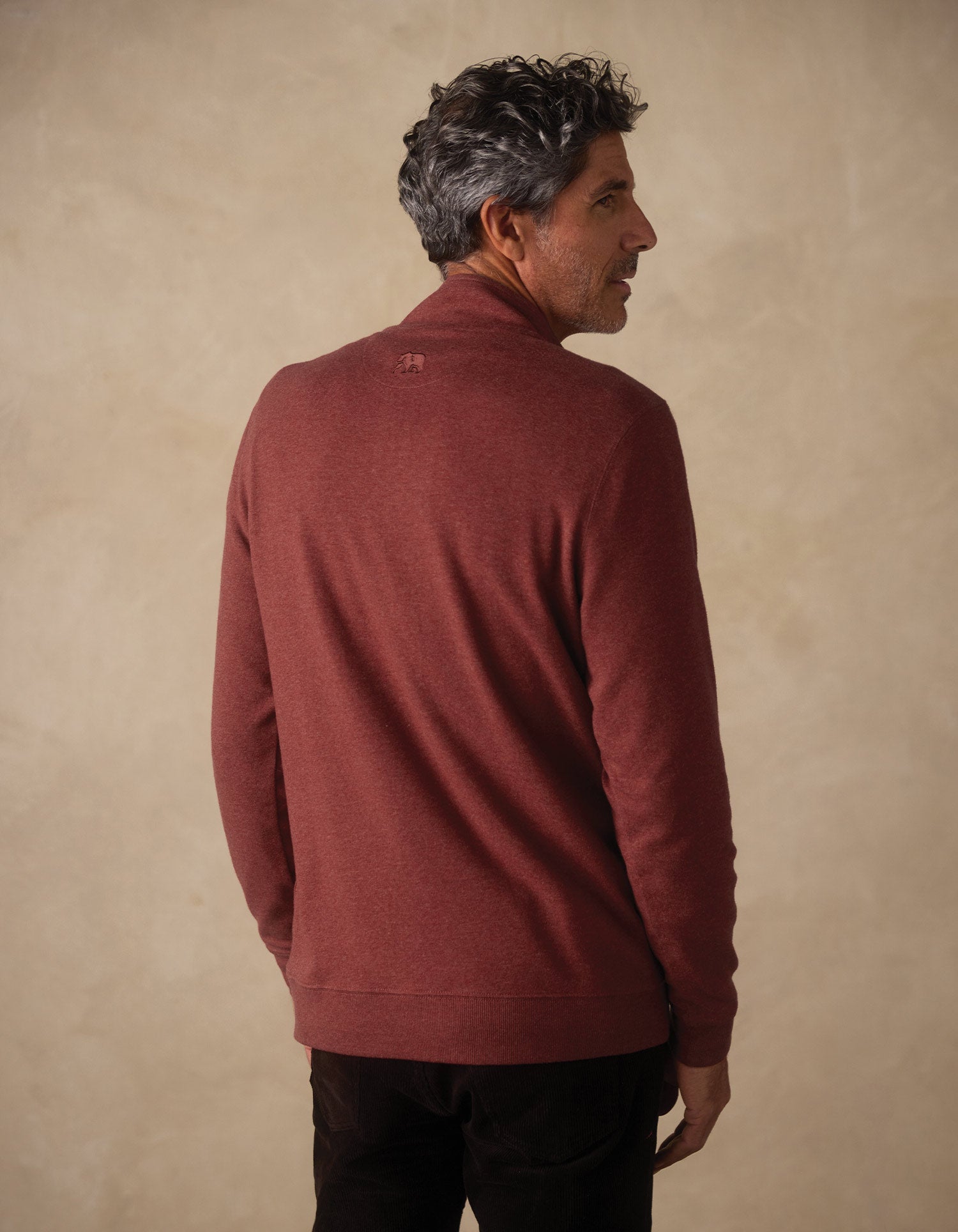 Men | Puremeso Weekend Quarter Zip | Redwood