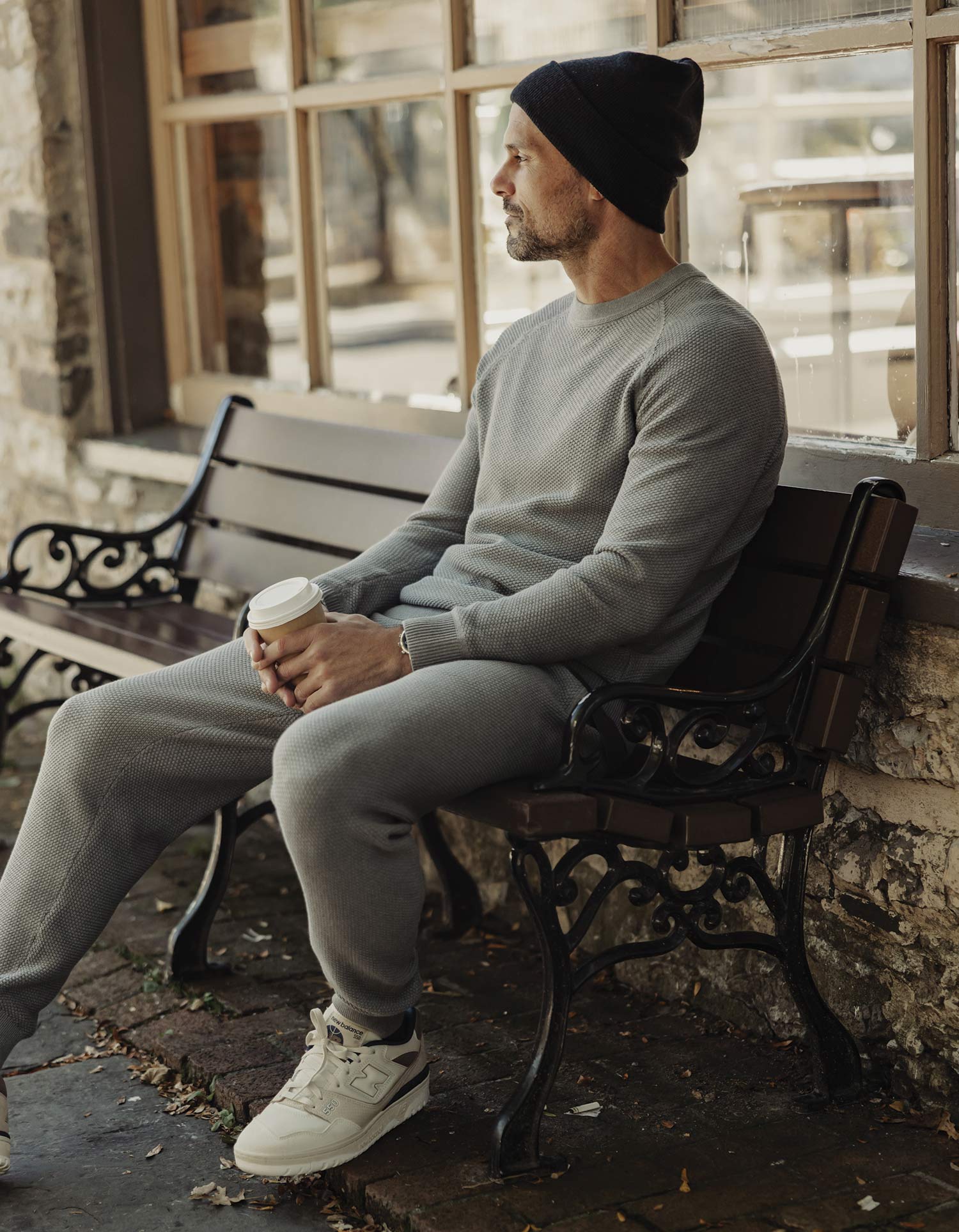Men | COOLMAX® Textured Jogger | Greystone