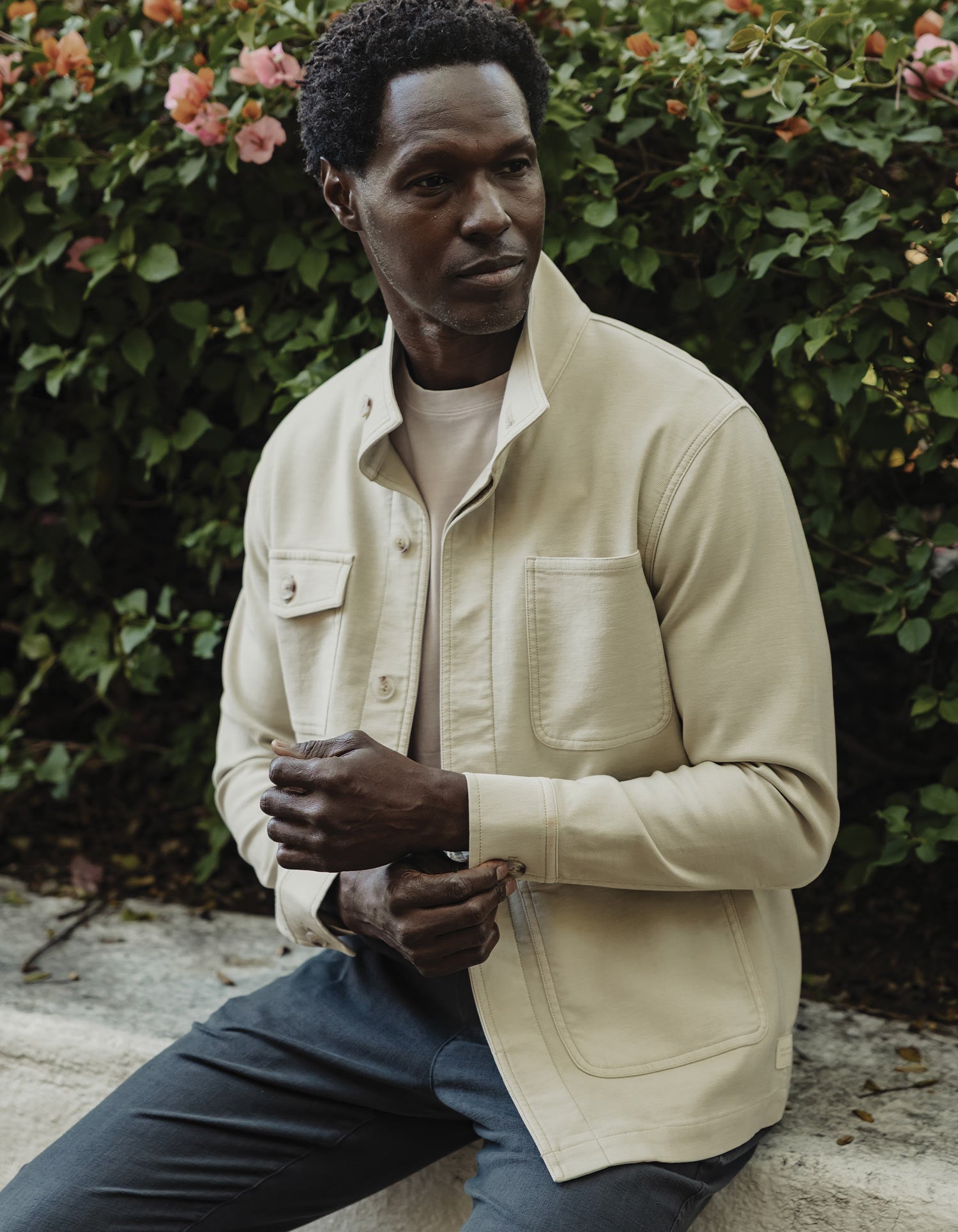Men | Comfort Terry Chore Coat | Birch