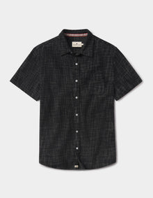 Men | Freshwater Short Sleeve Button Up Shirt | Ocean Black