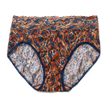 Signature Lace French Brief | Wild About Blue (Animal Print)