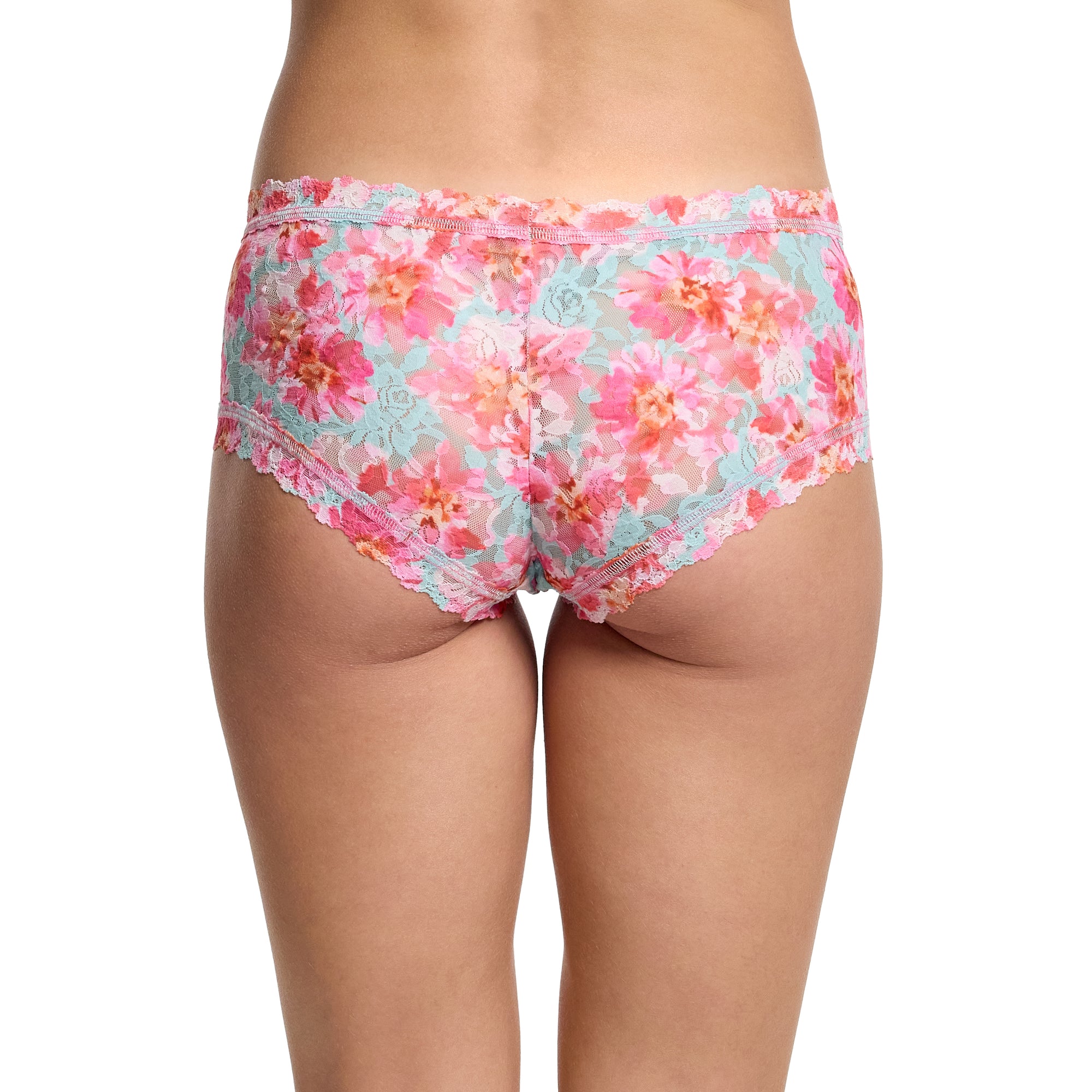 Signature Lace Boyshort | First Bloom (Blue)