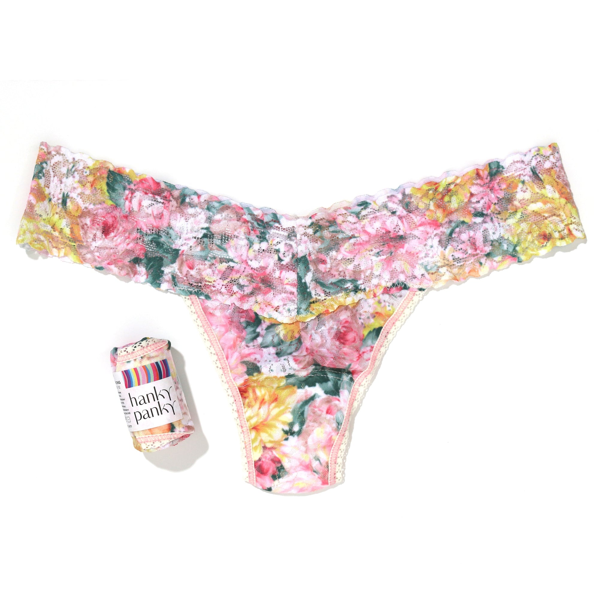 Signature Lace Low Rise Thong | Kew Gardens
