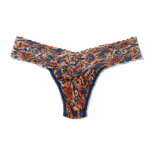 Signature Lace Low Rise Thong | Wild About Blue (Animal Print)