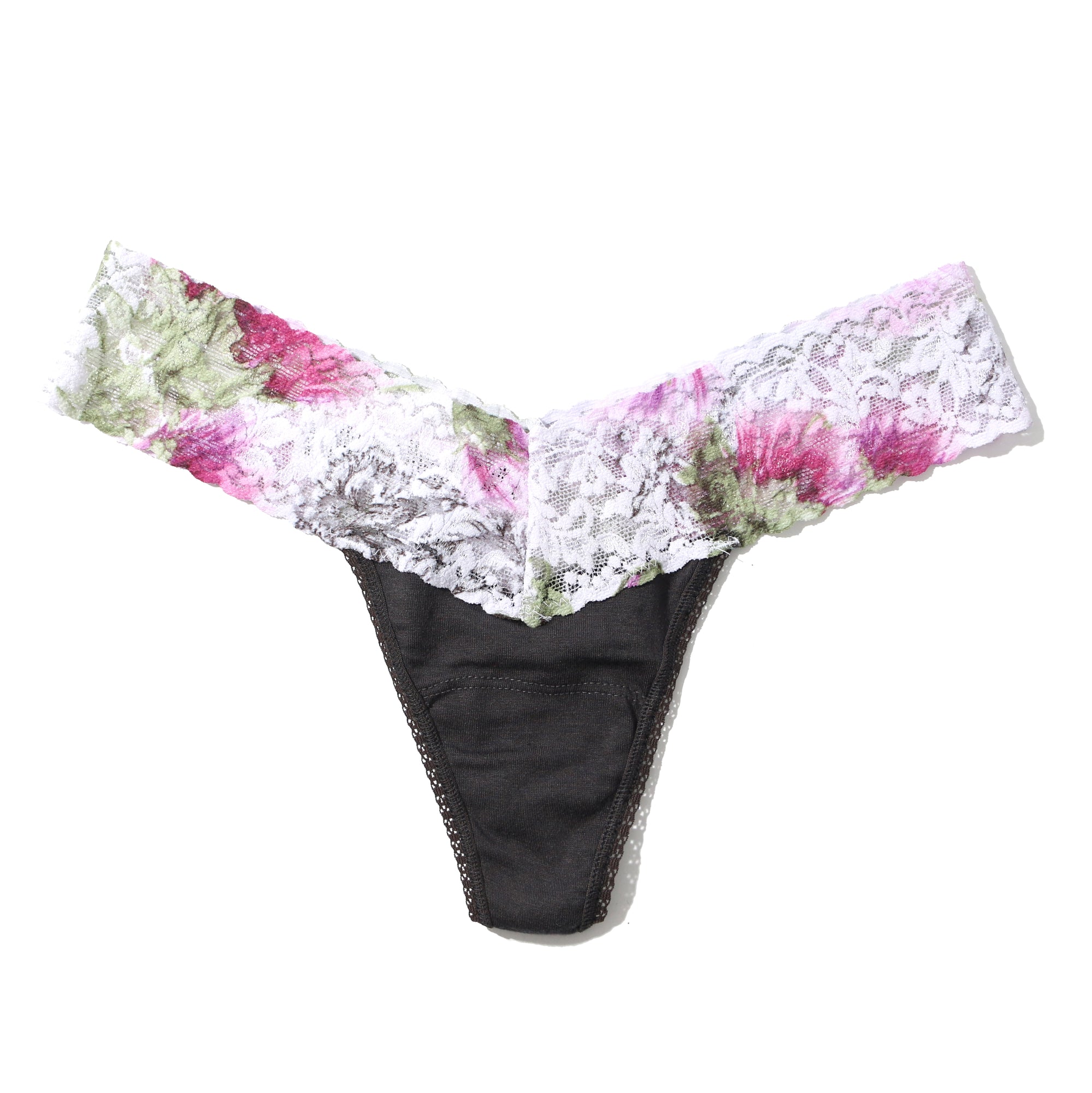 Modal Low Rise Thong | Granite/Wild Thistle