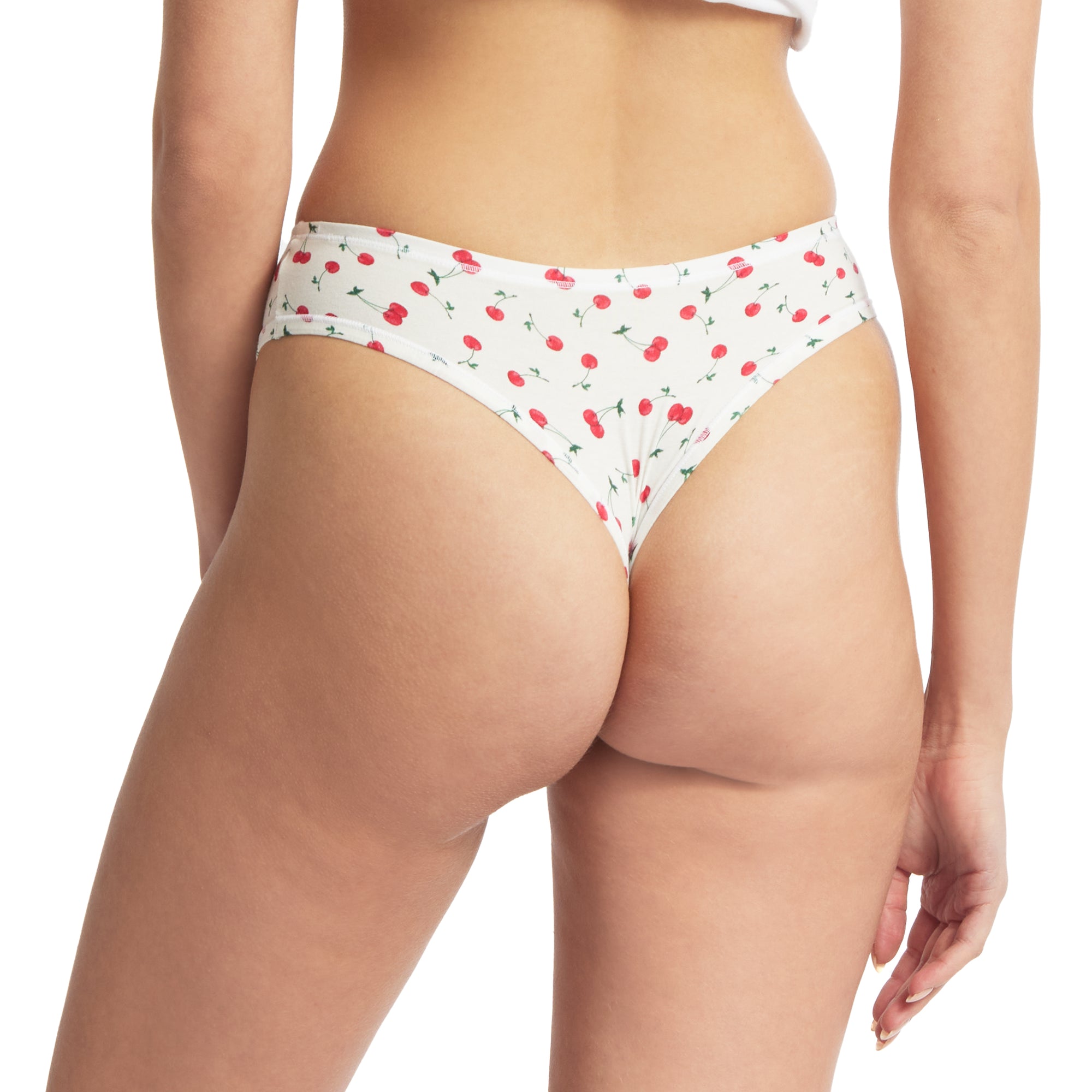 3 Pack Playstretch Natural Rise Thong | Chai/Cherry On Top/Cayenne