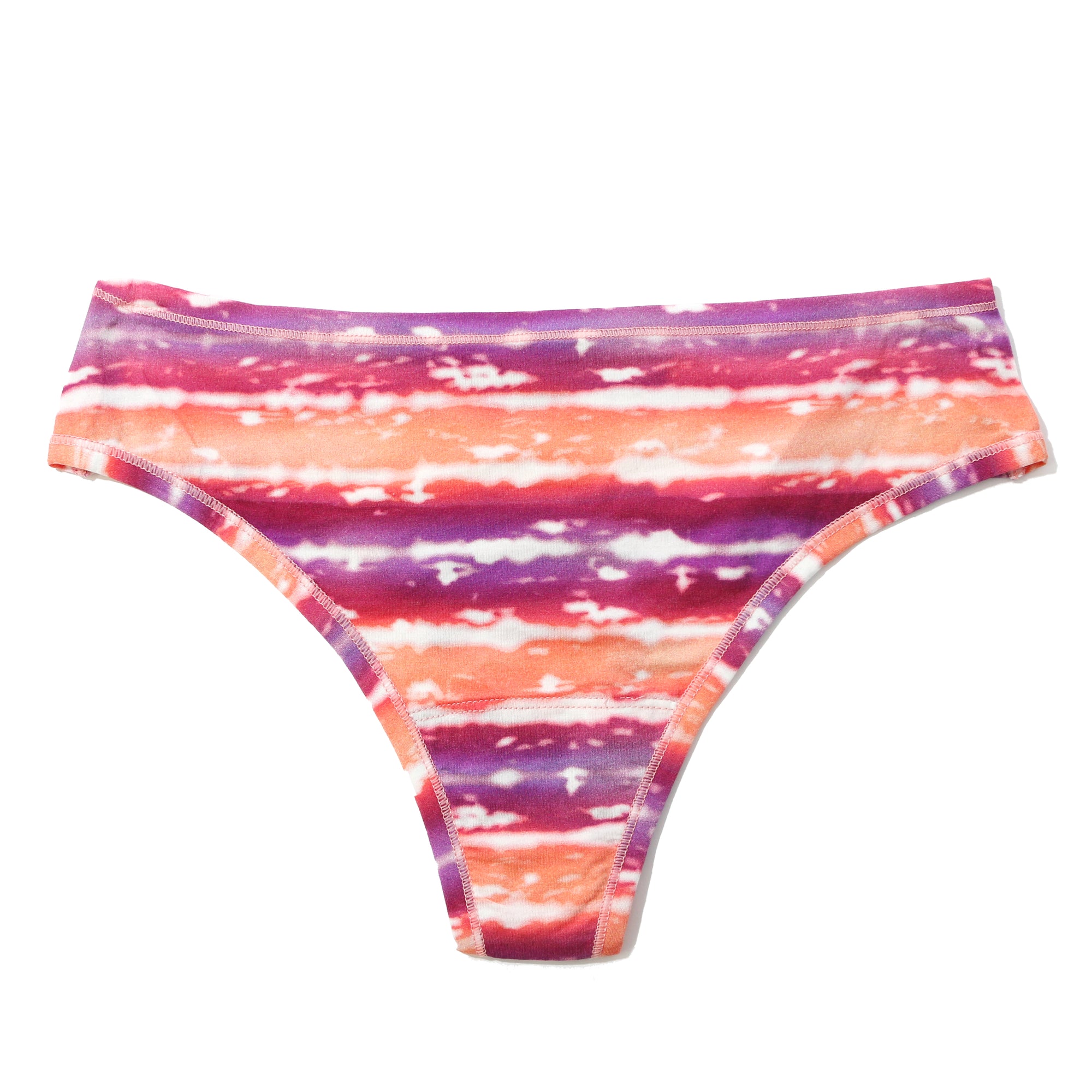 Playstretch Natural Rise Thong | Paint The Town