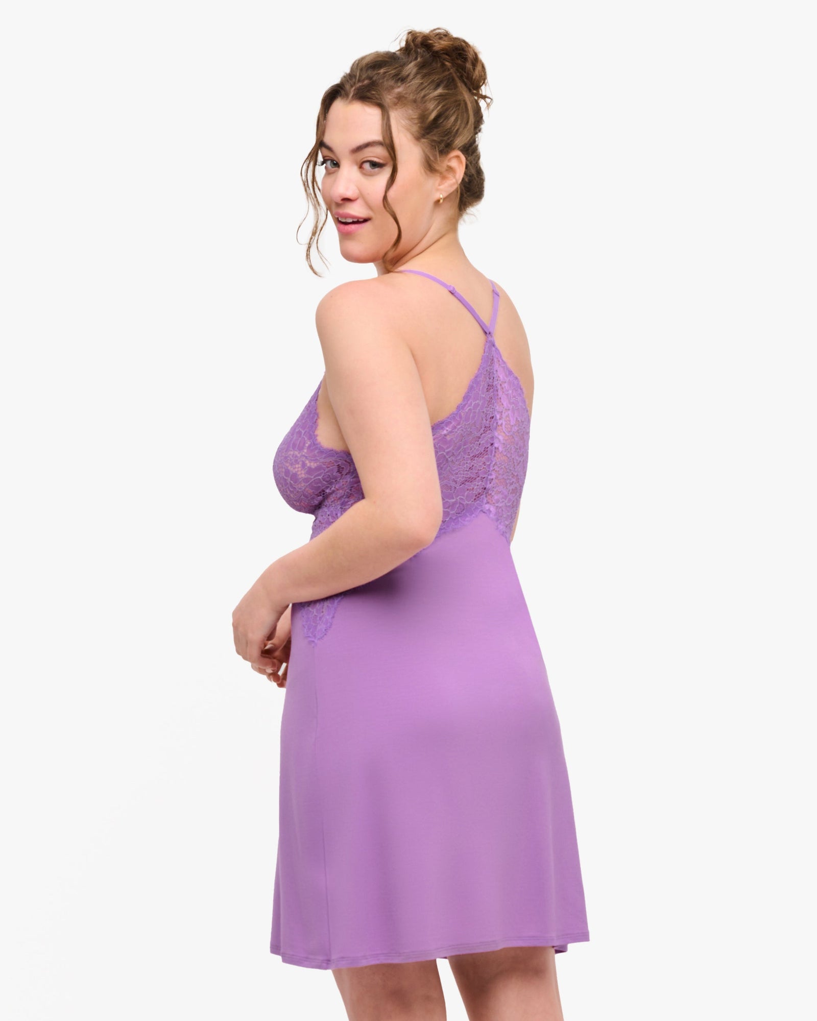 Purple Chemise - Pret A Porter Italian Nightie