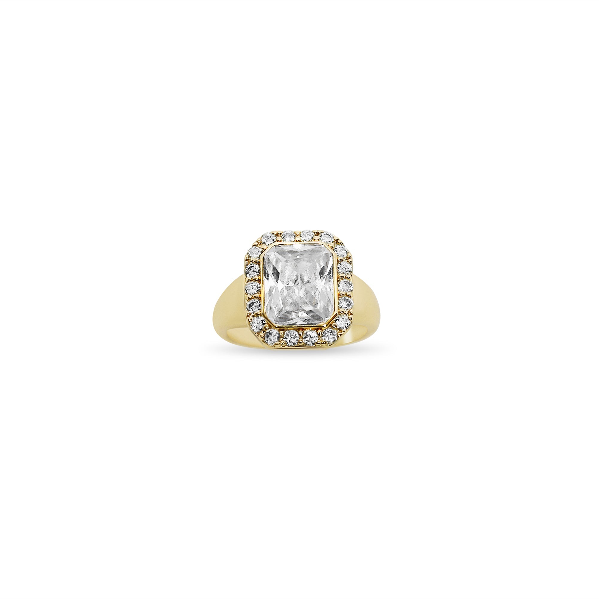 The Frosted Cocktail Ring (Smith & Cult X Argento Vivo) | 14K Yellow Gold-Plated