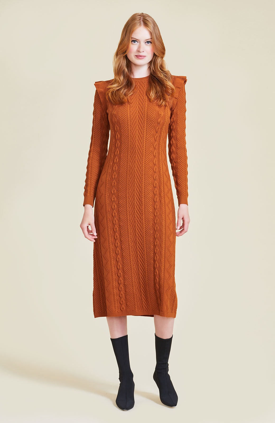 Pointelle Knit Dress | Ginger