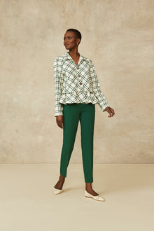 Stretch Crepe Susie Pant | Forest