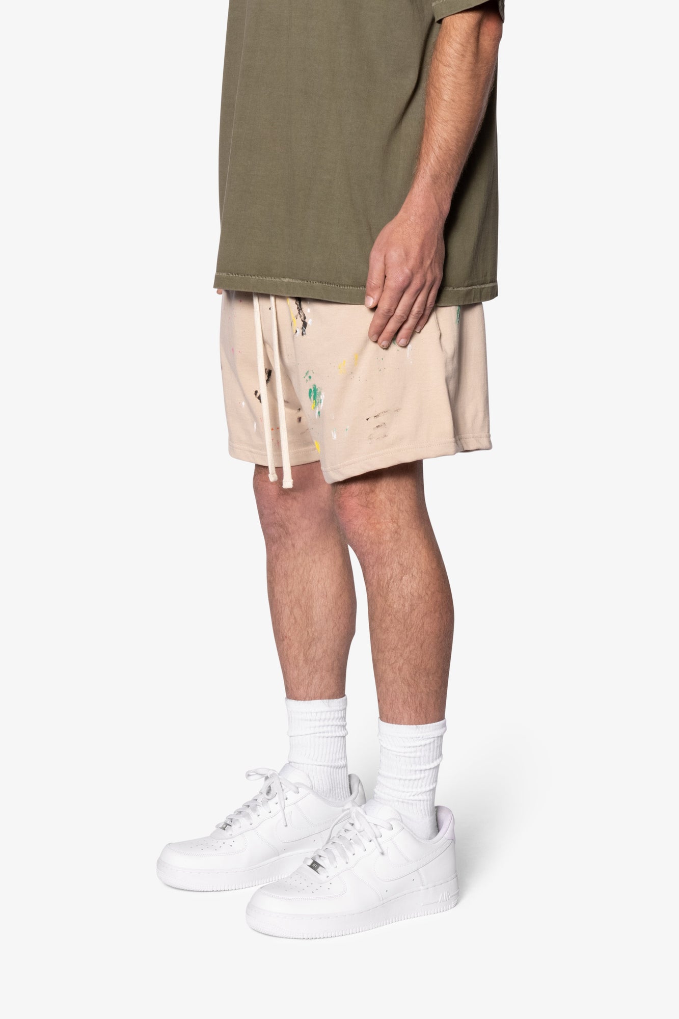 Painter Fleece Shorts | Off White