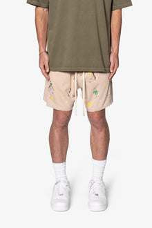 Painter Fleece Shorts | Off White