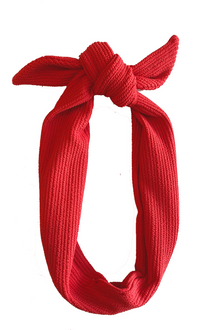 Headband | Crimson Micro Scrunch
