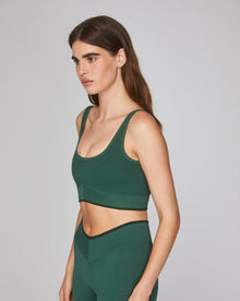 Pike Sports Bra | Evergreen