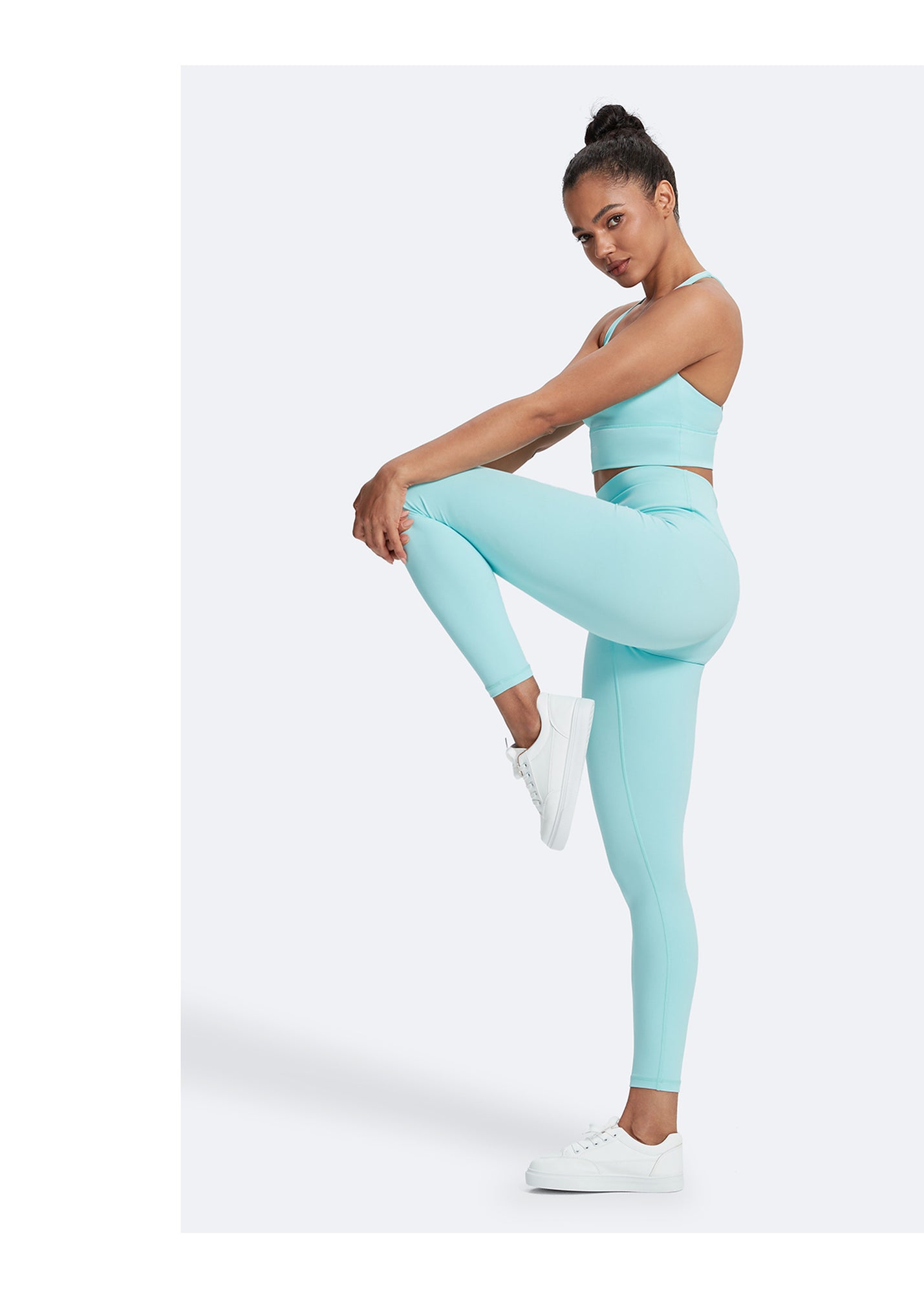 Pilates High-Rise Leggings | Arctic Blue
