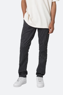 Pinstripe Pants | Black x White