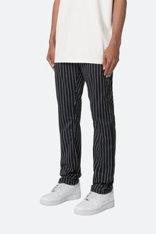Pinstripe Pants | Black x White