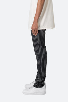 Pinstripe Pants | Black x White
