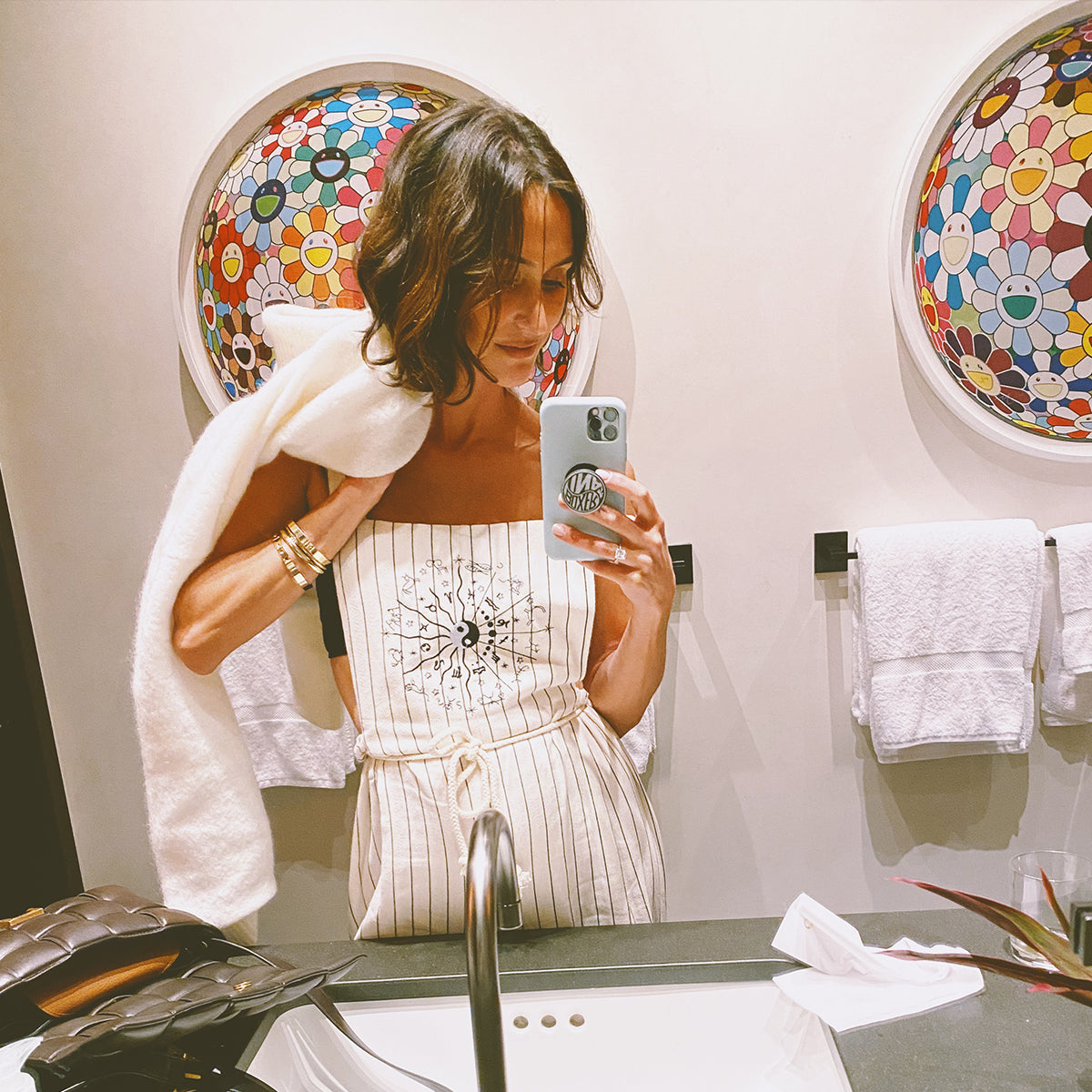 Pinstripe Overalls - Dannijo