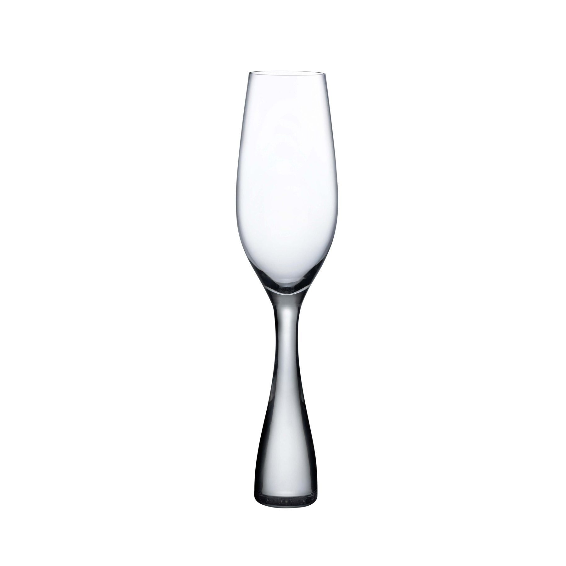 Wine Party Champagne Glasses | Clear Crystal | Set of 2