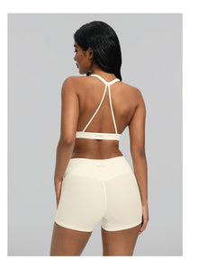 Plunge Neck Bra Top | Creamy Vanilla