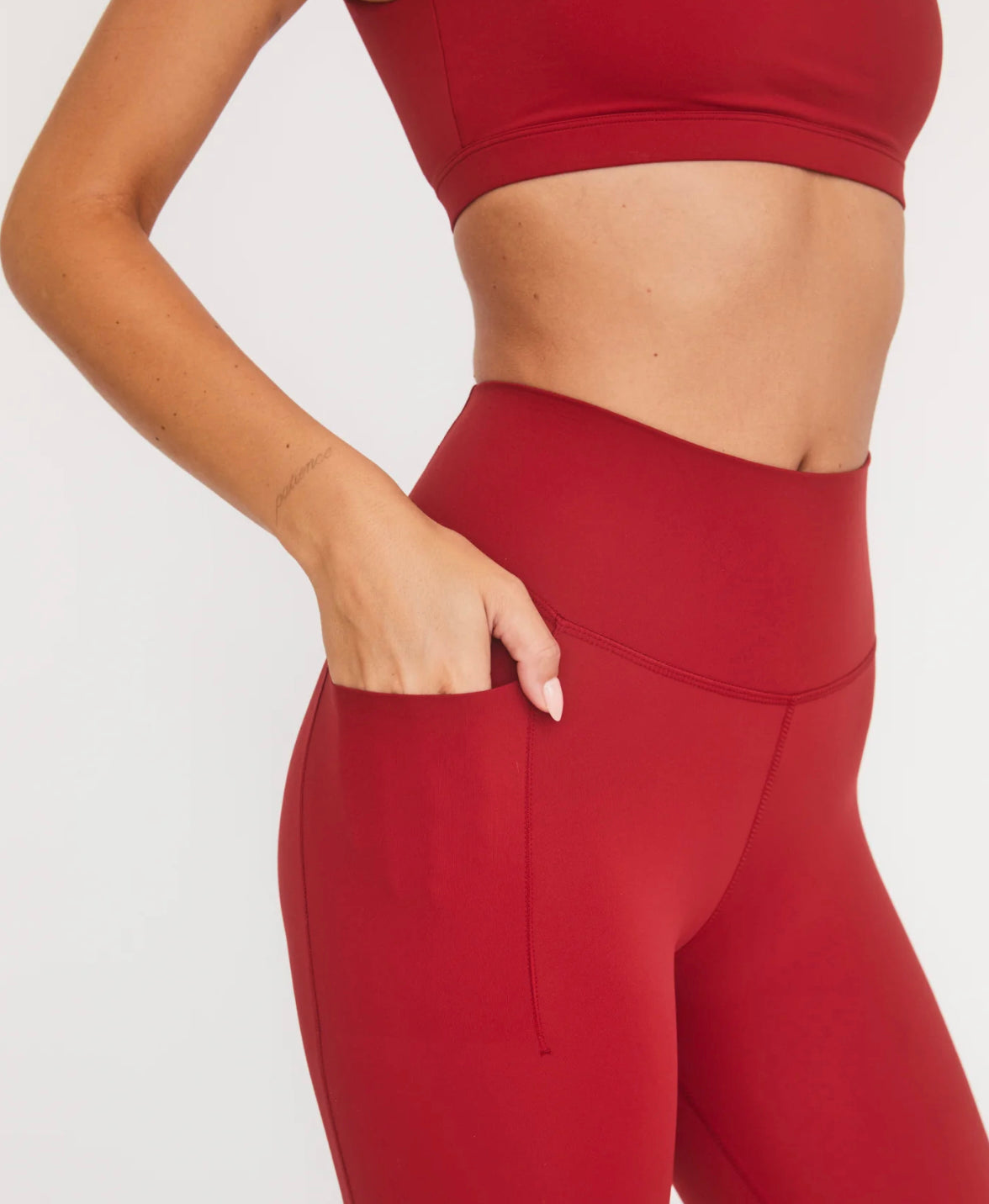 Pocket Spin Leggings | Cardinal