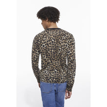 Print Cashmere Sweater | Men | Leopard