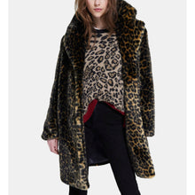 Print Faux Fur Coat | Women | Leopard