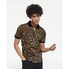 Print Polo | Men | Leopard