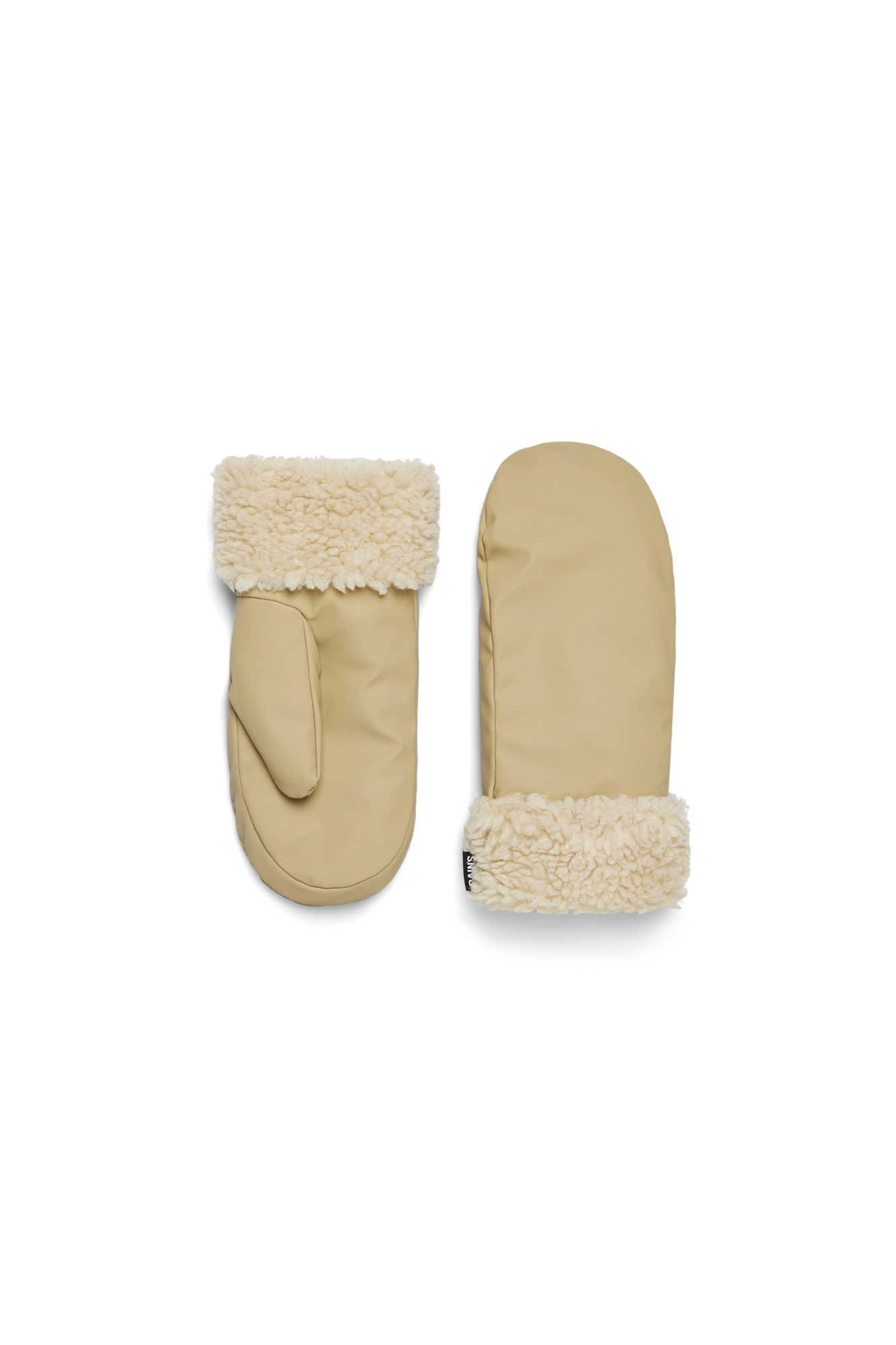 Puffer Fleece Mittens | Sand