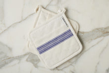 Pot Holder | Vintage Navy Blue Stripe | Set of 2