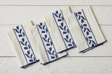Dinner Napkins | Navy Blue Tulip | Set of 4