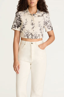 Emblem Fleur Blouse | Ivory Combo