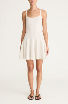 Ottoman Knit Mini Dress | Blanc